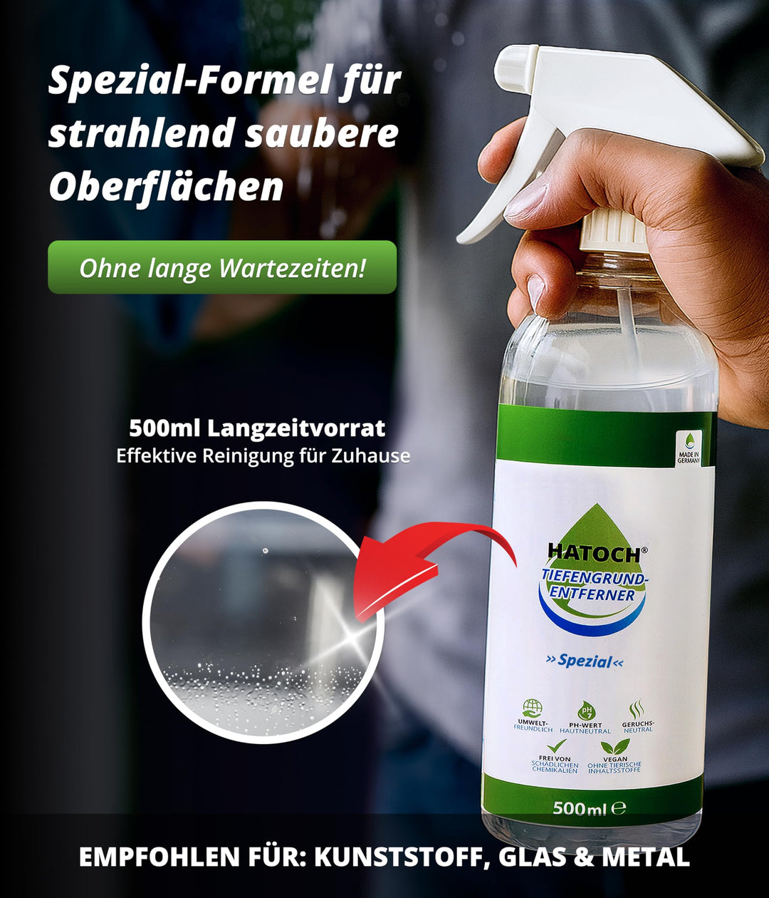 HATOCH® Tiefengrund Entferner SPEZIAL 500ml - Für fast alle Tiefengründe geignet