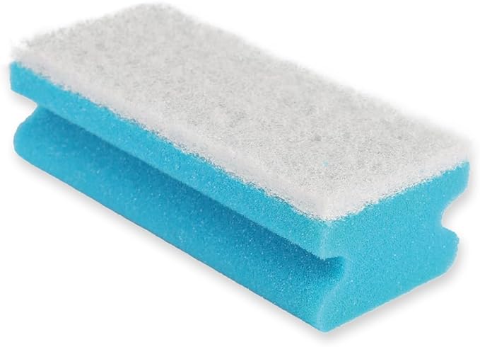 3x Hygoclean Padschwämme Colour | Schaumstoff/Softvlies, blau, L: 15cm, B: 7cm, H: 4,5cm, Padschwämme, Reinigungsschwämme, Putzschwämme
