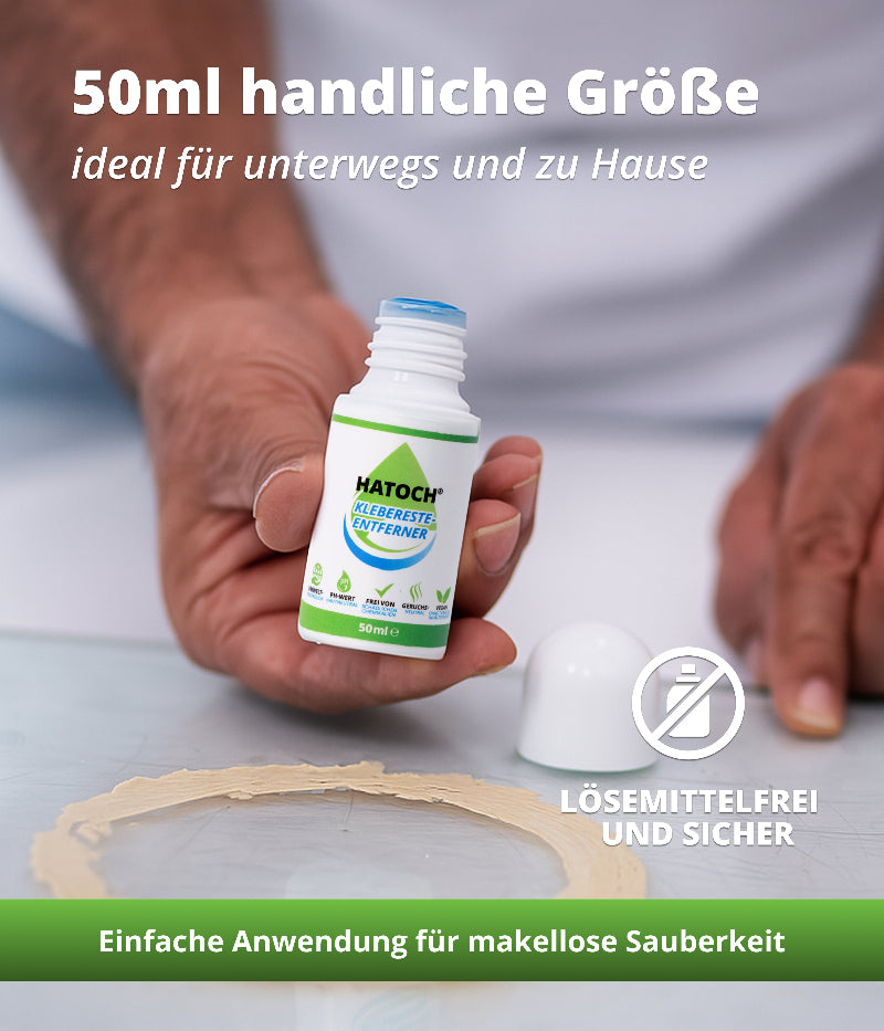 Klebereste-Entferner Anwendung - Effektive Reinigung von Klebstoffresten
