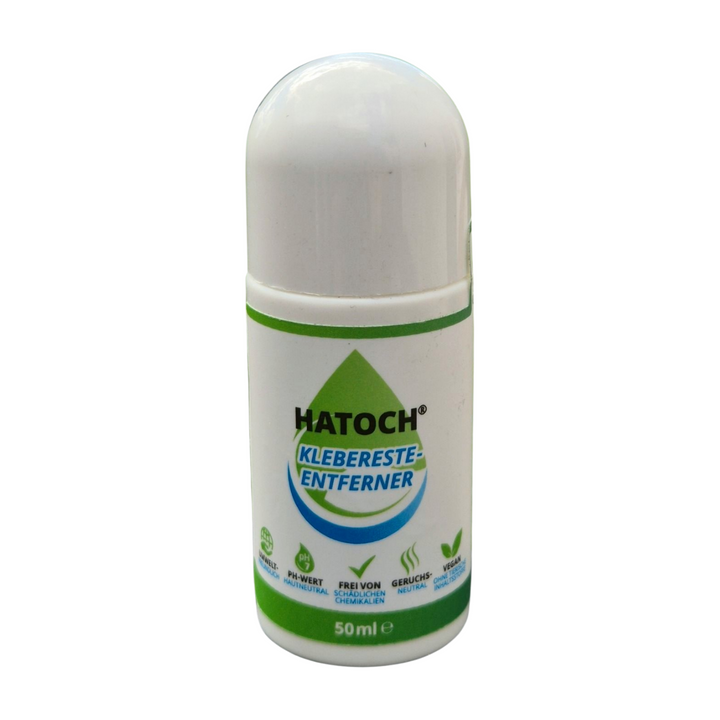 Hatoch Klebstoff- und Kleberesteentferner weißer Hintergrund